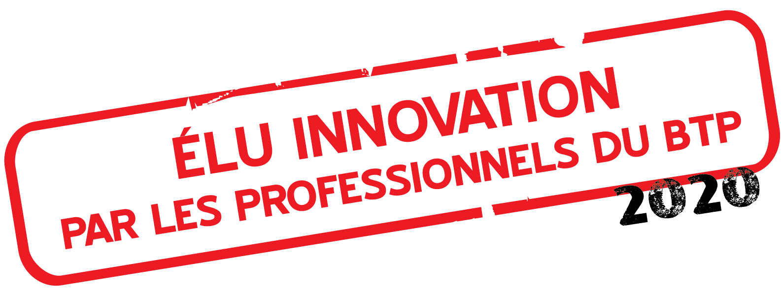 élu innovation par les professionnels du BTP 2020